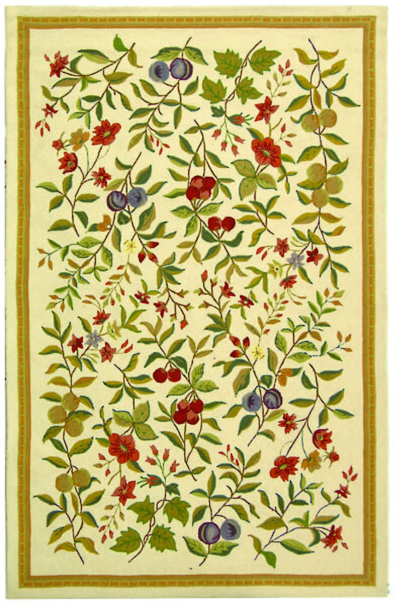 Safavieh Chelsea Hk210A Ivory Floral / Country Area Rug