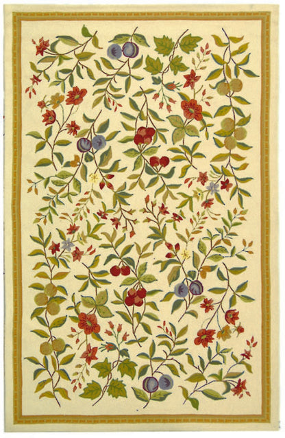 Safavieh Chelsea Hk210A Ivory Floral / Country Area Rug