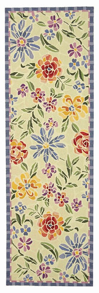 Safavieh Chelsea hk214a Ivory Floral / Country Area Rug