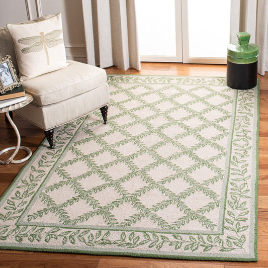 Safavieh Chelsea hk230b Ivory / Light Green Rugs