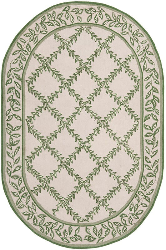 Safavieh Chelsea hk230b Ivory / Light Green Area Rug