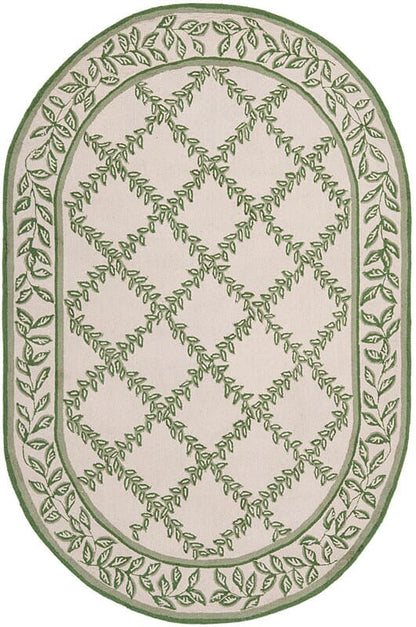 Safavieh Chelsea hk230b Ivory / Light Green Area Rug