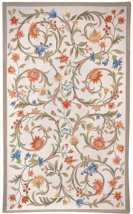 Safavieh Chelsea hk248a Ivory Floral / Country Area Rug