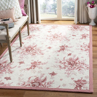 Safavieh Chelsea hk250c Ivory / Rose Floral / Country Area Rug