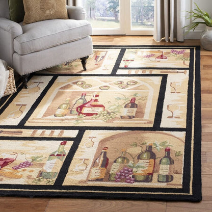 Safavieh Chelsea hk254a Gold / Multi Floral / Country Area Rug