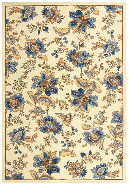 Safavieh Chelsea Hk309A Ivory Floral / Country Area Rug