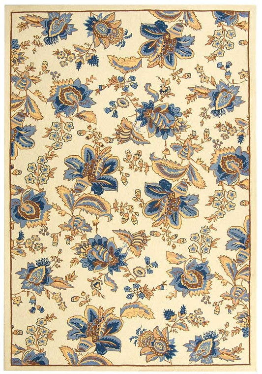 Safavieh Chelsea Hk309A Ivory Floral / Country Area Rug