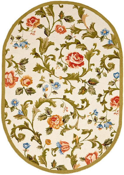 Safavieh Chelsea Hk310A Ivory Floral / Country Area Rug