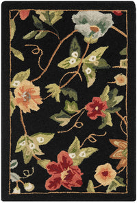 Safavieh Chelsea hk311a Black Floral / Country Area Rug