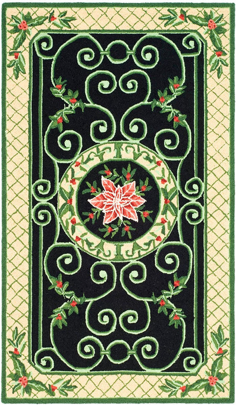 Safavieh Chelsea Hk321A Green / Beige Area Rug