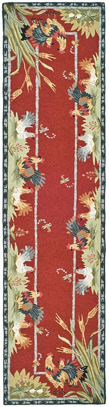 Safavieh Chelsea hk56c Burgundy Floral / Country Area Rug