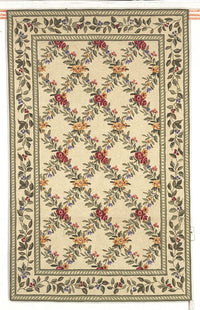 Safavieh Chelsea Hk60A Ivory Floral / Country Area Rug