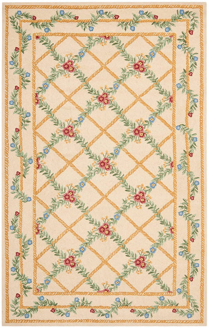 Safavieh Chelsea Hk62A Ivory Floral / Country Area Rug