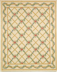 Safavieh Chelsea Hk62A Ivory Floral / Country Area Rug