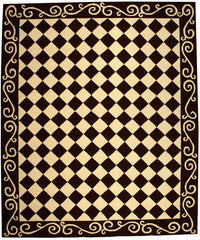 Safavieh Chelsea Hk711B Brown / Ivory Floral / Country Area Rug