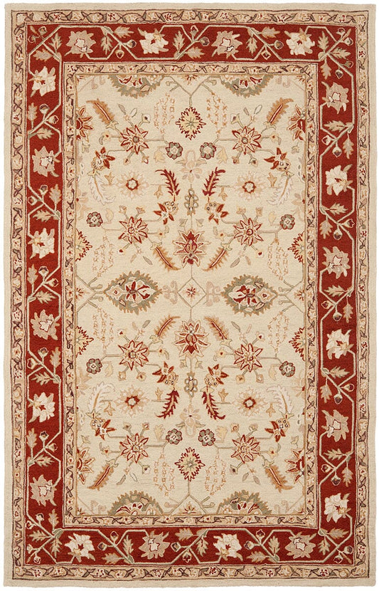 Safavieh Chelsea Hk719A Ivory / Rust Area Rug