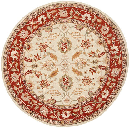 Safavieh Chelsea Hk719A Ivory / Rust Area Rug