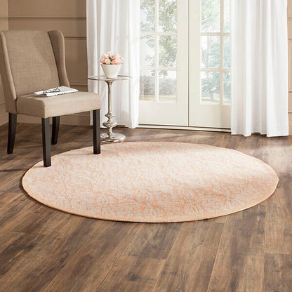 Safavieh Chelsea Hk723C Blush Damask Area Rug