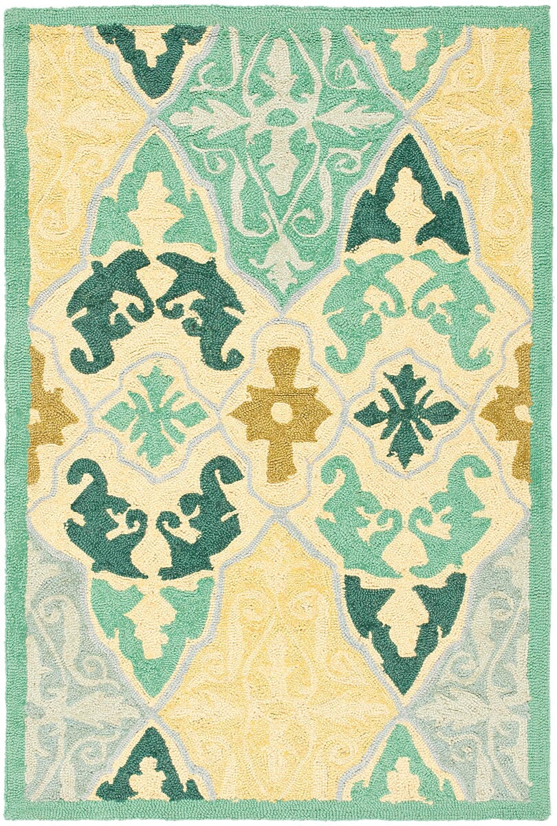 Safavieh Chelsea Hk725A Multi Damask Area Rug