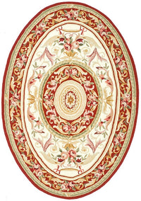 Safavieh Chelsea hk72a Ivory / Burgundy Area Rug