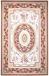 Safavieh Chelsea hk72a Ivory / Burgundy Area Rug