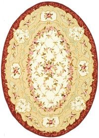 Safavieh Chelsea hk73a Ivory / Burgundy Area Rug