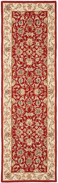 Safavieh Chelsea Hk78B Burgundy / Ivory Area Rug