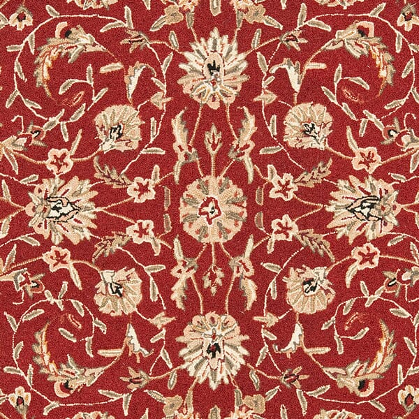 Safavieh Chelsea Hk78B Burgundy / Ivory Area Rug