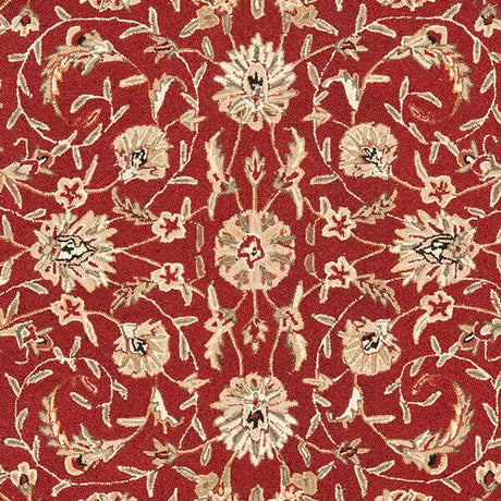 Safavieh Chelsea Hk78B Burgundy / Ivory Area Rug