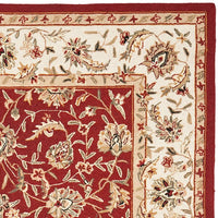 Safavieh Chelsea Hk78B Burgundy / Ivory Area Rug