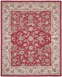 Safavieh Chelsea Hk78B Burgundy / Ivory Area Rug