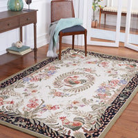 Safavieh Chelsea hk92a Creme / Black Rugs