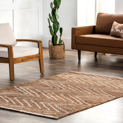 Nuloom Sharie And Global Inspired Nsh2783A Brown Area Rug