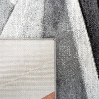 Safavieh Hollywood Hlw710P Grey/Orange Area Rug