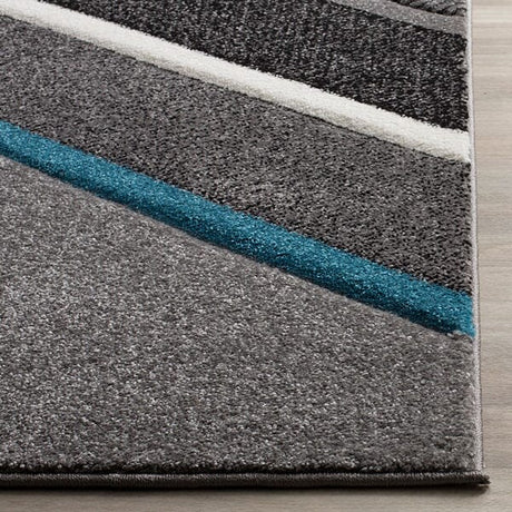 Safavieh Hollywood Hlw711D Grey / Teal Rugs.