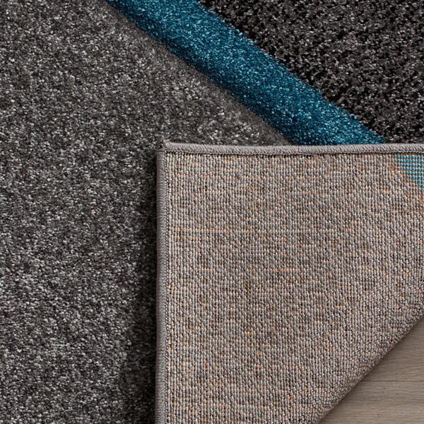 Safavieh Hollywood Hlw711D Grey / Teal Geometric Area Rug