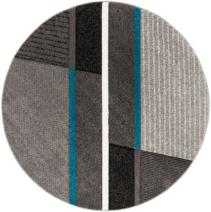 Safavieh Hollywood Hlw711D Grey / Teal Geometric Area Rug