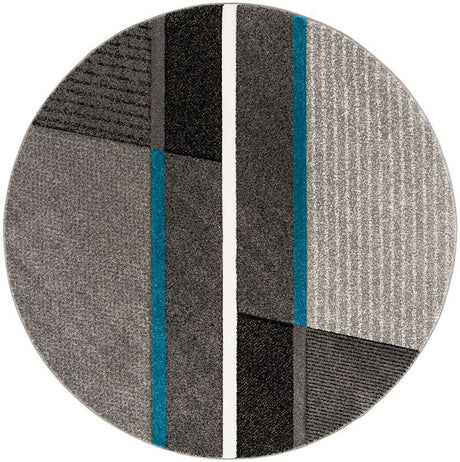 Safavieh Hollywood Hlw711D Grey / Teal Rugs.