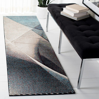 Safavieh Hollywood Hlw715B Beige/Blue Area Rug