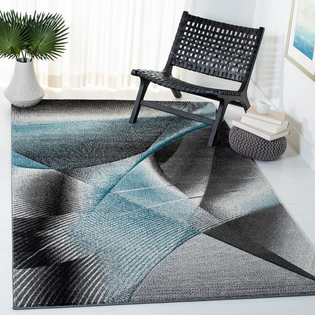 Safavieh Hollywood Hlw715M Grey/Blue Rugs.