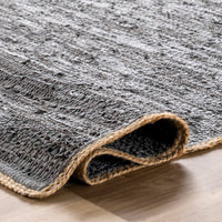 Nuloom Sabby Leather Nsa3290C Gray Area Rug