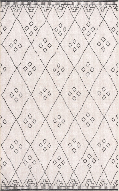 AreaRugs.com Wavaj Nwa1201A Ivory Area Rug