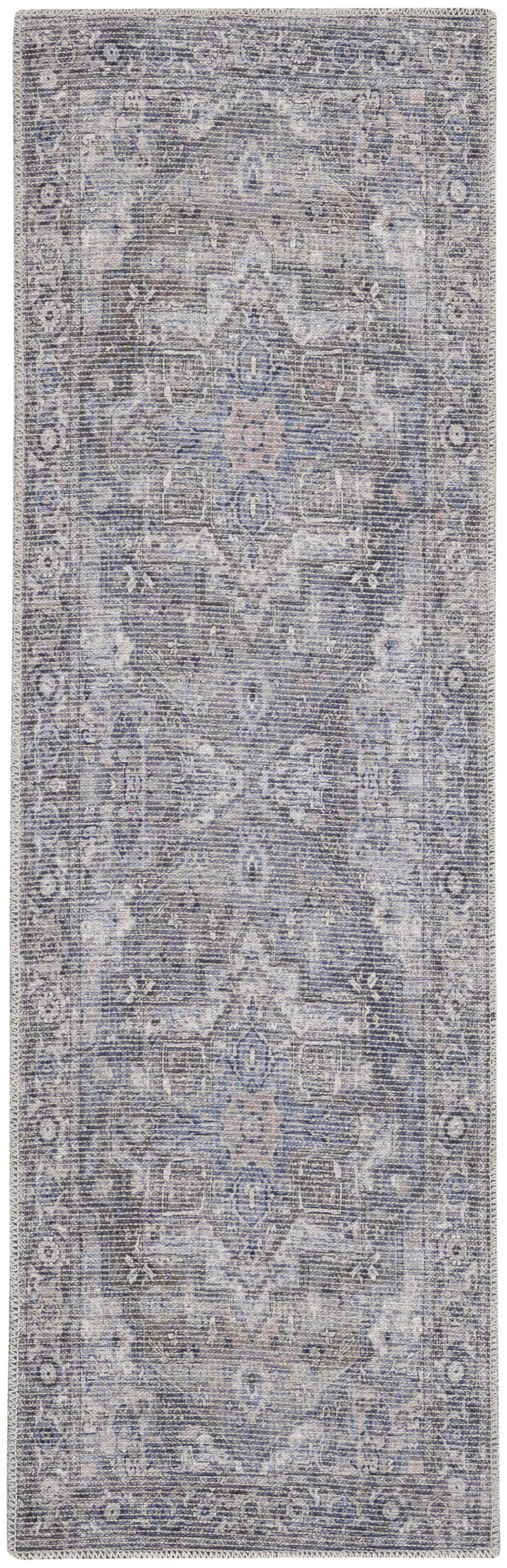 Nourison Nicole Curtis Series 1 Sr101 Grey Area Rug