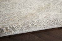 Nourison Starry Nights Stn03 Silver/Cream Area Rug