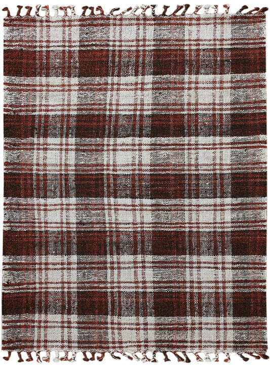 Amer Hampton Hmp-4 Brick Red Geometric Area Rug