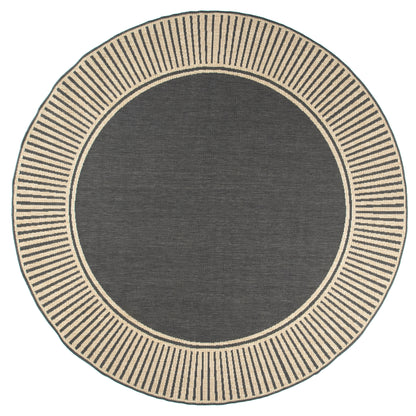 Nuloom Asha Simple Border Nas1767A Dark Gray Area Rug