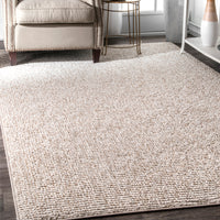 Nuloom Vergie Solid Texture Nve2921A Beige Area Rug