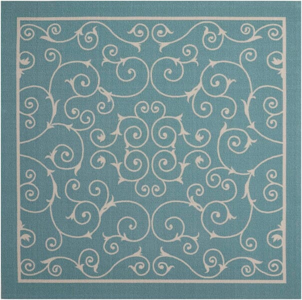 Nourison Home And Garden Rs019 Light Blue Area Rug