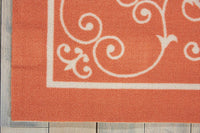 Nourison Home And Garden Rs019 Orange Area Rug