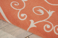 Nourison Home And Garden Rs019 Orange Area Rug